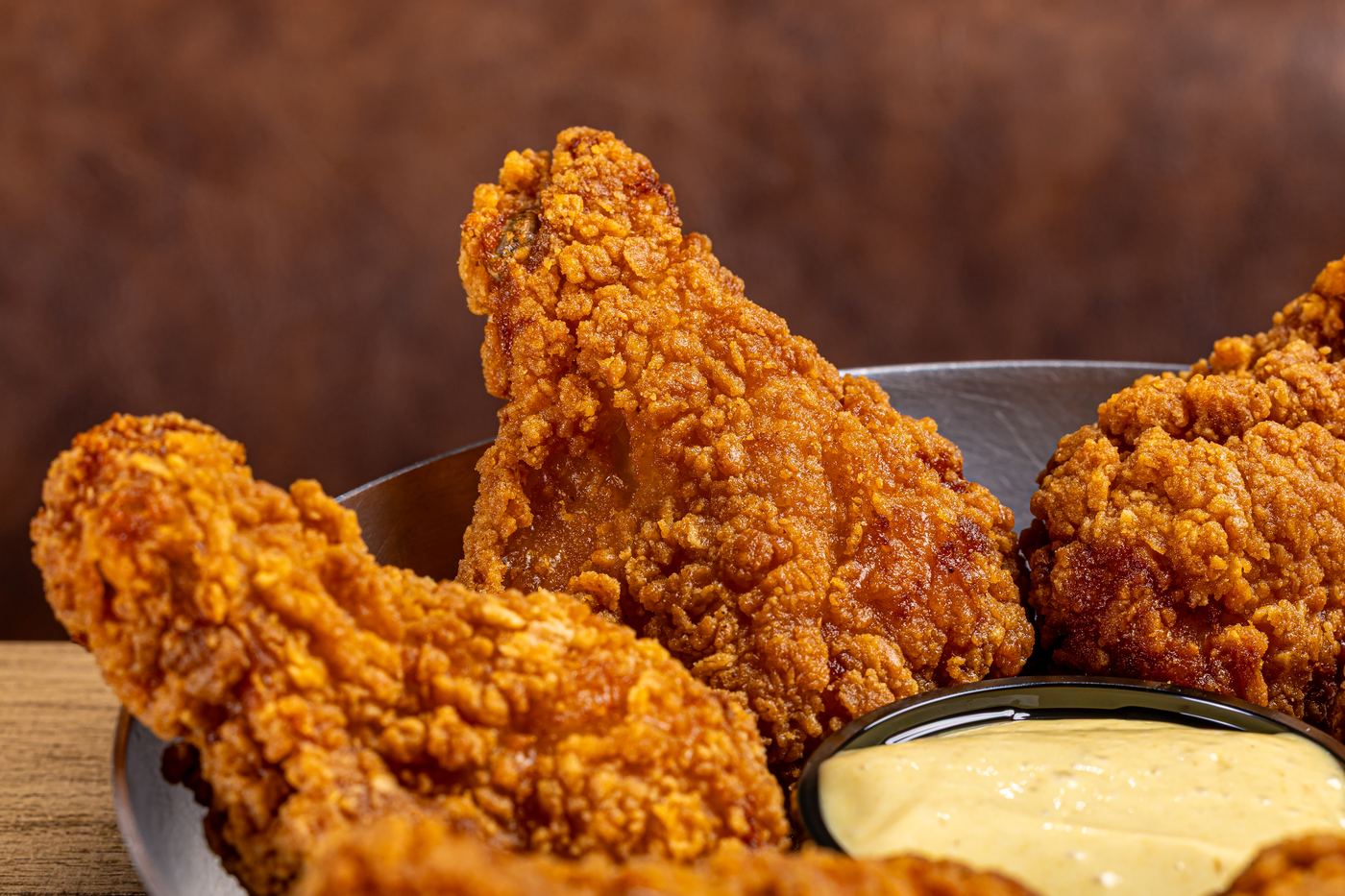 Crispy Chicken, coxinhas da asa empanadas